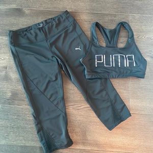 PUMA Sports Bar and Leggings Set Size XL